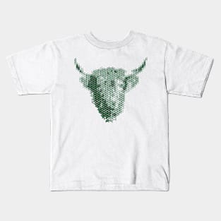 Kumiko Buffalo Animal Portrait Kids T-Shirt